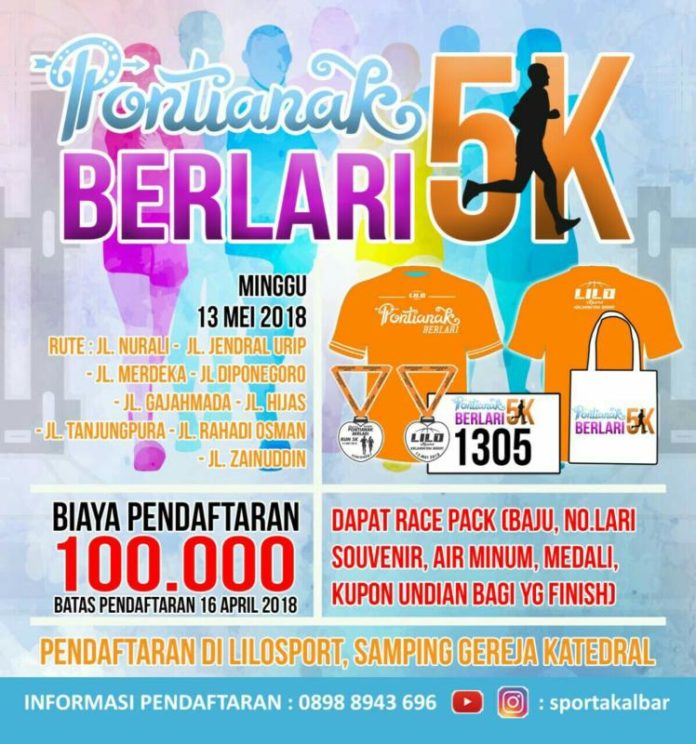 Pontianak berlari 5K