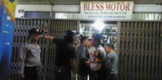 Toko ‘Bless Motor’ Singkawang Dirampok