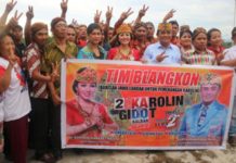 Merakyat dan Nasionalis, Relawan Pemuda Dukung Penuh Karolin-Gidot