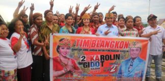 Merakyat dan Nasionalis, Relawan Pemuda Dukung Penuh Karolin-Gidot