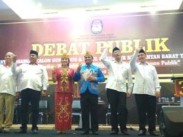 Seluruh Paslon pada siap mengikuti debat publik Pilgub Kalbar 2018 tahap pertama. Rizka Nanda