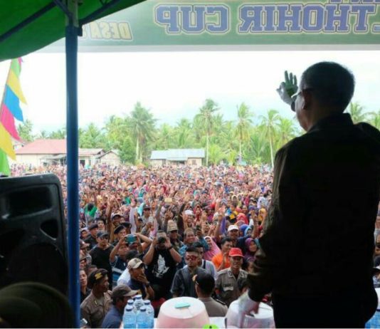 Di Hadapan Seribuan Masyarakat Jawai, Sutarmidji: Mari Kita Kembalikan Kejayaan Sambas