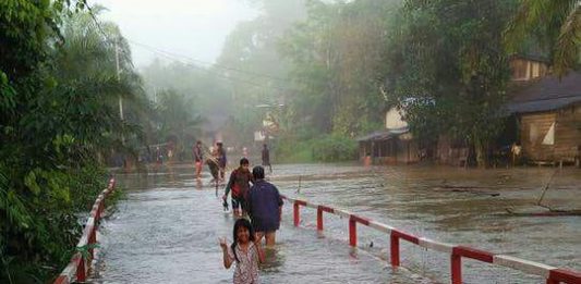Ratusan Rumah Terendam Banjir di Meliau