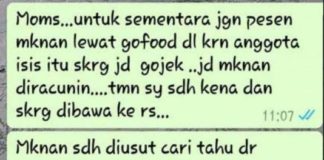 Hoax Makanan Beracun dari ISIS via Ojek Online