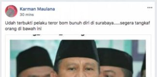 Isu Bom Surabaya Dipakai untuk Serang Prabowo