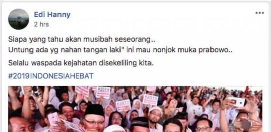 Beri Dukungan, Bukan Tonjokan