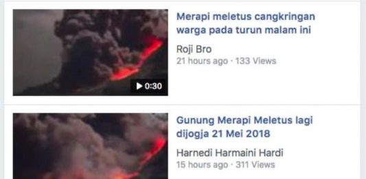 Video Ngawur Erupsi Merapi