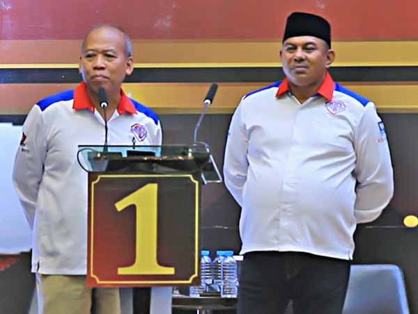 Calon Gubernur dan Wakil Gubernur Kalbar 2018 Nomor Urut Satu, Milton Crosby dan Boyman