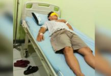 Pelaku Penganiayaan Salah Alamat OPNAME. Akhiang mendapatkan perawatan di RS Kharitas Bakti, Pontianak, Kamis (3/5). Sepupu korban for RK