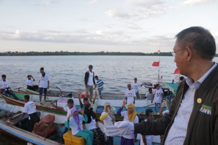 Nelayan datang dari pulau-pulau sekitar ketapang untuk dukung sutarmidji