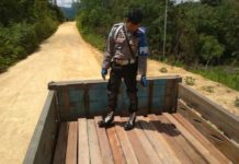 81 Batang Kayu Olahan Disita Polsek Bonti