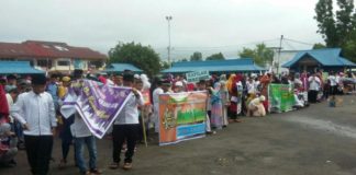 Ribuan Masyarakat Muslim Sekadau Gelar Pawai Takruf