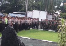 Jelang Pencoblosan, Polresta Pontianak Geser Pasukan