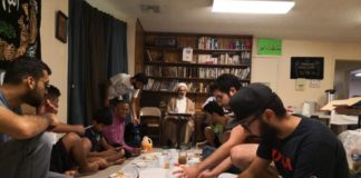 Kesasar ke Masjid di San Antonio BUKBER. Suasana berbuka puasa di Masjid Hussainiah San Antonio, Texas, Amerika Serikat. Dahlan Iskan Photo