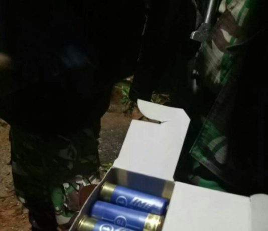 Bawa Amunisi, Dua Warga Malaysia Diamankan AKTIF. Amunisi aktif yang diamankan dari dua warga Malaysia oleh personel Satgas Pamtas di Segumun, Sanggau, Rabu (30/5).Pendam XII/Tpr for RK