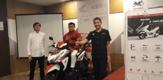 Motor Anda Mogok Gunakan Aplikasi Motorku MOTORKU. Peluncuran aplikasi ‘Motorku’ berbasis android di Hotel Golden Tulip Pontianak, belum lama ini--Gusnadi