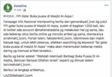 FPI Memang Ikut Buka Bersama di Masjidilaqsa