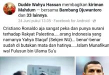 Ronaldo Buang Mik Bukan karena Israel