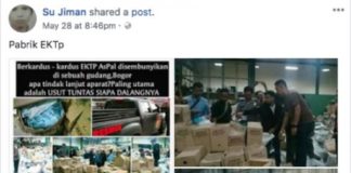 Ada Yang Curiga Pabrik E-KTP Palsu