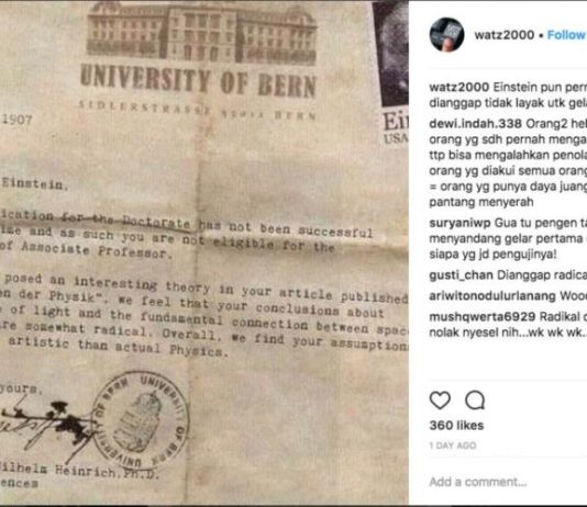 Surat Penolakan Einstein Palsu