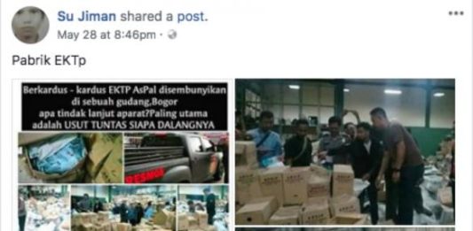 Ada Yang Curiga Pabrik E-KTP Palsu