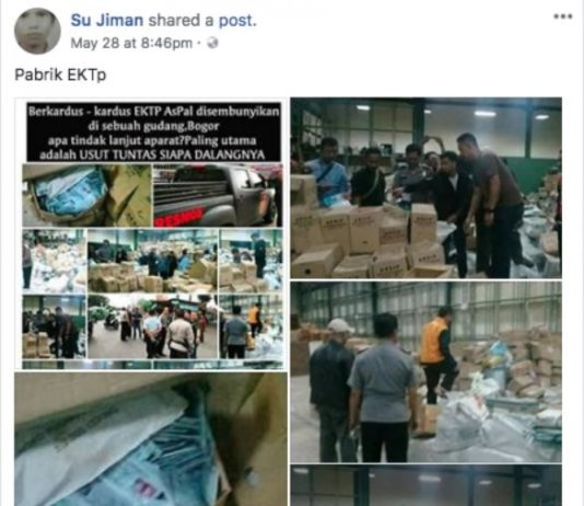 Ada Yang Curiga Pabrik E-KTP Palsu