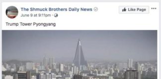 Trump Tower di Pyongyang Hanya Lelucon