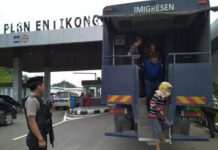 Sejak Januari-Mei 2018, 1.100 Pekerja Migran Indonesia Bermasalah Dipulangkan Lewat PLBN Entikong 29 PMI-B yang dideportasi viaa PLBN Entikong-ist