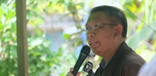 Di Sungai Itik, Cagub Kalbar Sutarmidji Serukan Tolak Politik Uang Calon Gubernur Kalbar nomor urut tiga Sutarmidji (Kang Enchus for Equator)