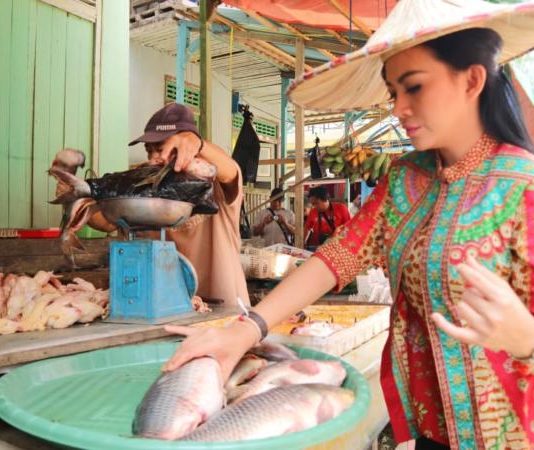 Karolin Ajak Masyarakat Manfaatkan Perkarangan Rumah Calon Gubernur Kalbar nomor urut dua, Karolin Margret Natasa