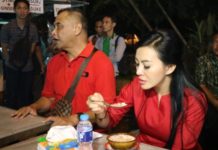 Karolin Kejutkan Pengunjung Taman Akcaya Calon Gubernur Kalbar nomor urut 2, Karolin Margret Natasa