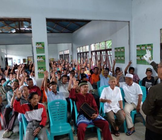 Masyarakat Bonti Siap Menangkan Midji-Norsan Calon Gubernur Kalimantan Barat nomor 3, Sutarmidji menghadiri acara halal bihalal di Kecamatan Bonti, Kabupaten Sanggau, Jumat (22/6/18).