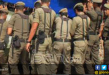 Membandel, Pol PP Kembali Tertibkan Pedagang Markasan