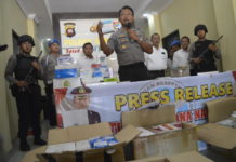 Dalam Sepekan, Polres Sanggau Ungkap Lima Kasus PRESS RELEASE. Kapolres Sanggau, AKBP Imam Riyadi menggelar press release pengungkapan beberapa kasus di Mapolres Sanggau, Senin (23/7) —Kiram Akbar