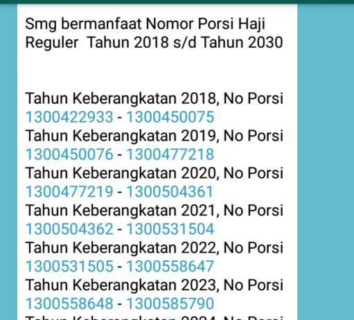 Hoax Nomor Porsi Haji yang Bikin Resah