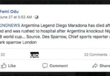 Maradona Masih Hidup Dibilang Sudah Meninggal
