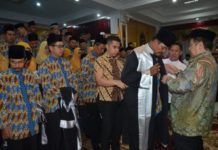 Pembinaan Insan Qurani Jadi Tujuan Utama LANTIK. Dodi Riyadmaji melantik Dewan Hakim MTQ Tingkat Provinsi Kalbar di Aula Kantor Bupati Mempawah, Sabtu (30/6). Humas Pemprov for RK