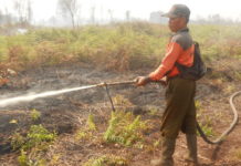Amankan Dua Pelaku Pembakaran Lahan
