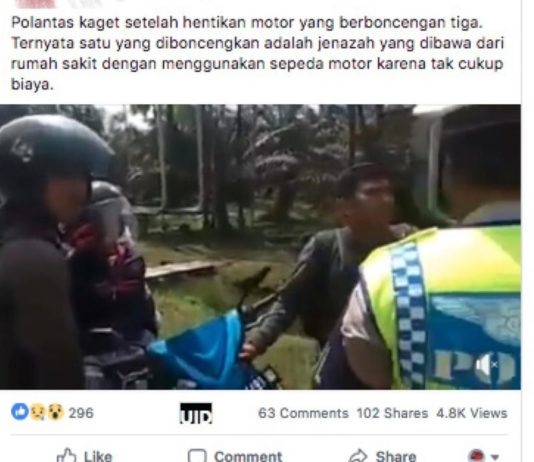 Jenazah Dibawa Motor Bukan karena Tak Kuat Bayar Ambulans