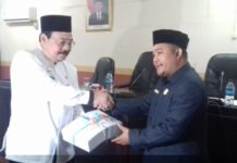 Penyampaian Raperda Pertanggungjawaban Pelaksanaan APBD Kayong Utara 2017