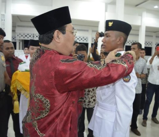 Paskibra Kayong Utara Dikukuhkan