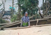 Jalan Poros Dusun Sungai Nangka Ambruk