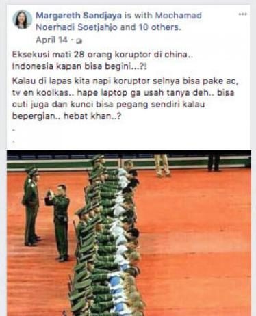 Eksekusi Mati Bukan Hanya untuk Terpidana Korupsi