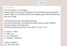 Keliru Mengartikan Kode Tabung Gas