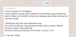 Keliru Mengartikan Kode Tabung Gas