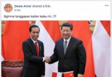 Kabar Palsu Tiongkok Minta Pulau . Berita palsu itu terkait Tiongkok yang katanya meminta Pulau Sumatera dan Jawa untuk pembayaran utang Indonesia