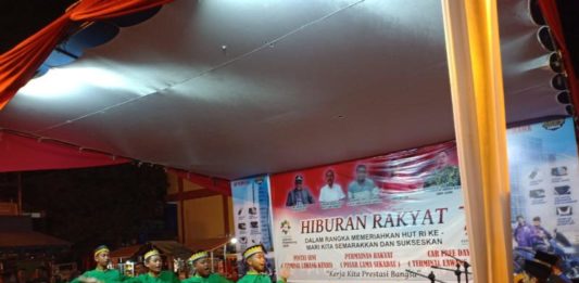 Kesenian Hadrah Meriahkan HUT RI