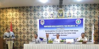 Konferensi Kerja Kabupaten PGRI Melawi Ke-IV