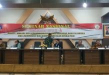 RRI Gelar Seminar Kebangsaan Untuk Jaga NKRI di Tahun Politik SEMINAR NASIONAL. LPP RRI menggelar seminar nasional menjelang peringatan HUT ke-73 Kemerdekaan RI di lantai tiga gedung Rektorat Untan Pontianak, Kamis (9/8)--M Bayu for RK