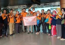 Bawa Misi Kemanusian, Bantu Korban Gempa MISI KEMANUSIAAN. Relawan Relindo Kalbar berada di Bandara Supadio Kubu Raya yang siap berangkat ke Lombok, NTB, Selasa (14/8). Agus Harianto for RK